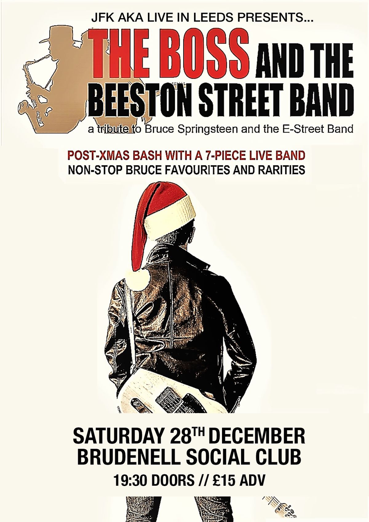 Springsteen & E Street Band tribute\u2026annual festive party!