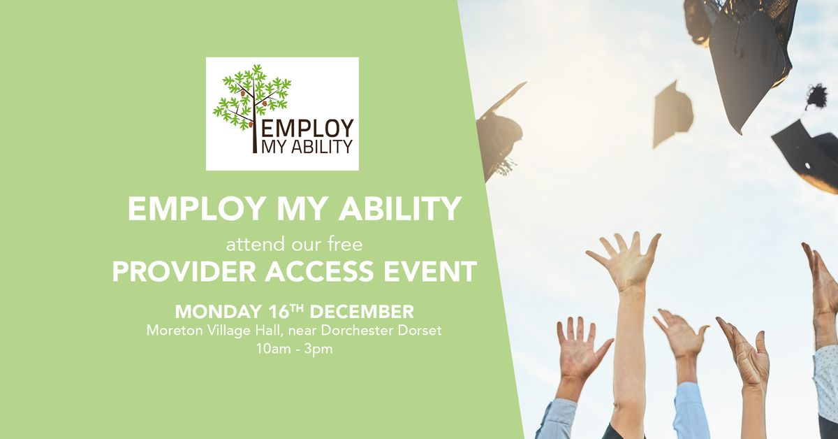 Provider Access Event hosted by Employ My Ability