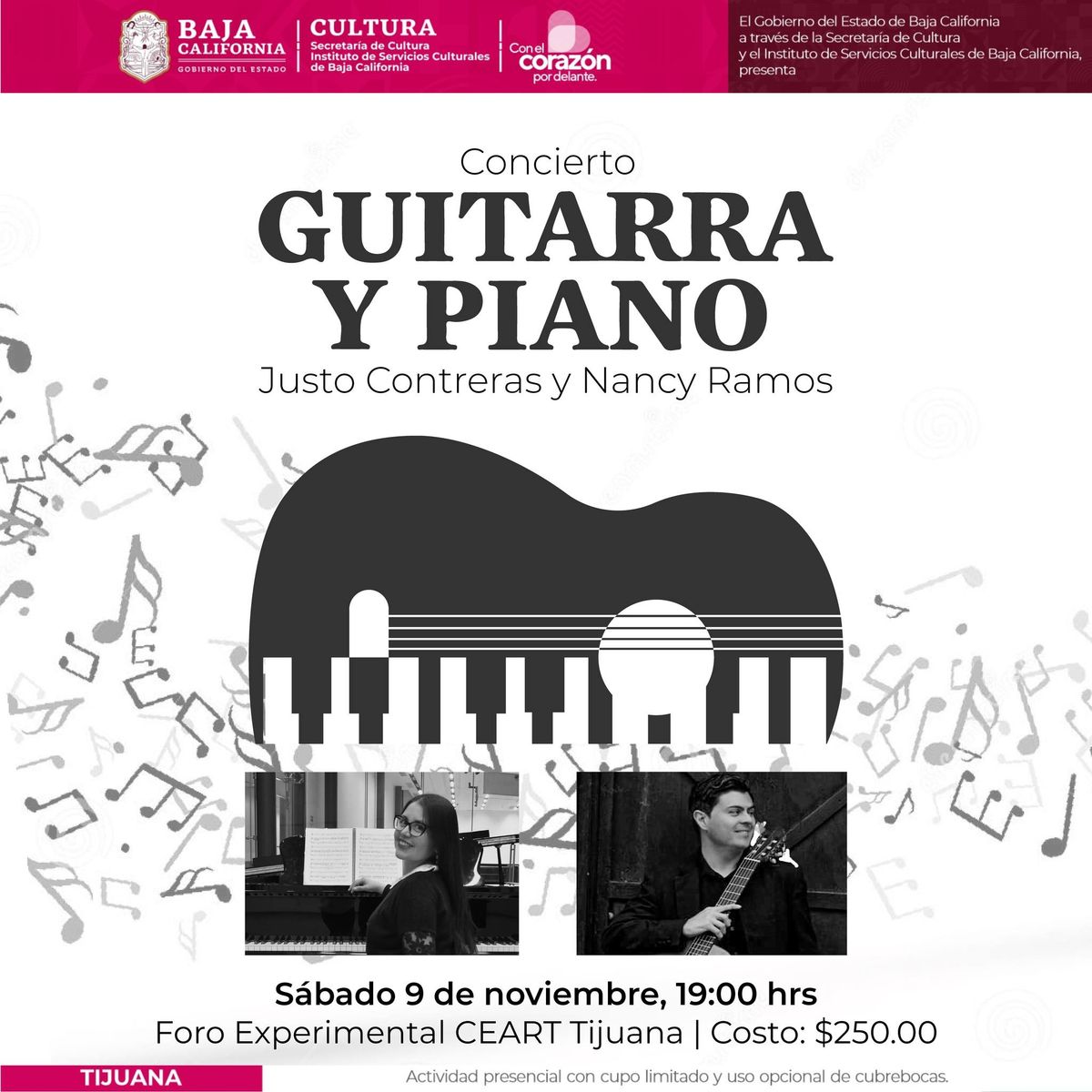 Concierto: \u201cGuitarra y Piano\u201d