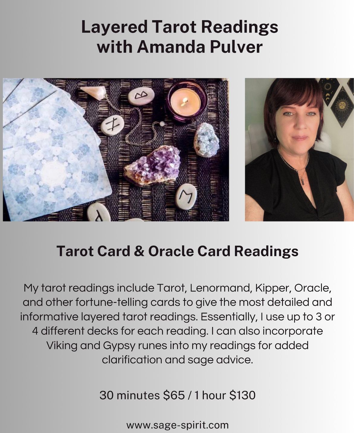 Layered Tarot & Oracle Readings with Amanda