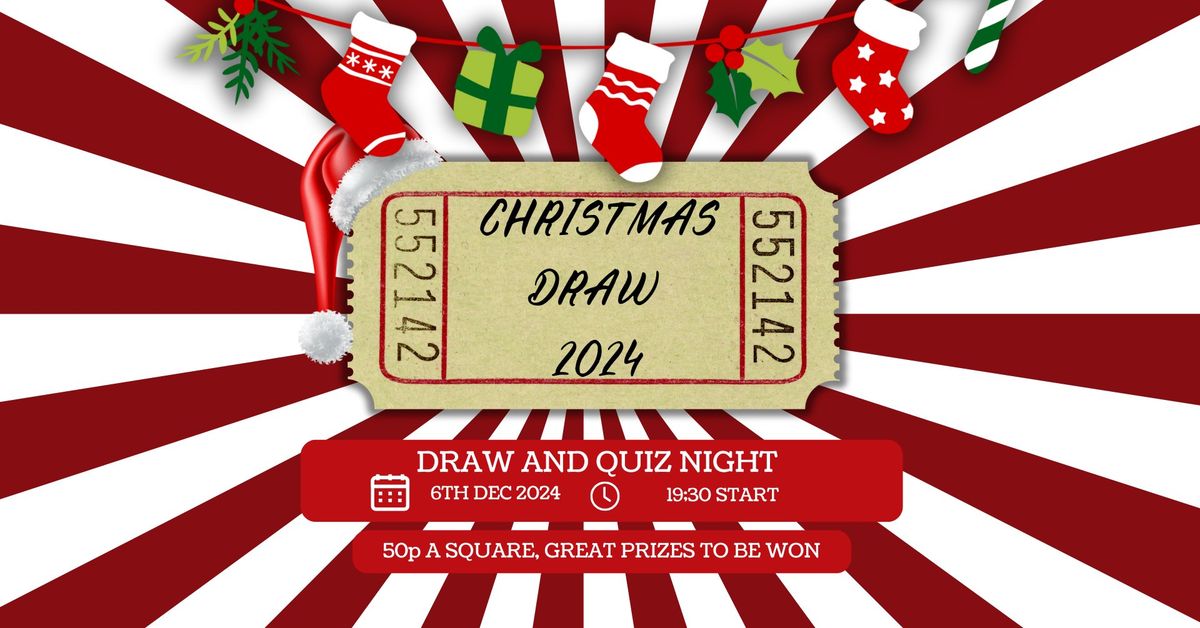 Upton CC Christmas Draw & Quiz