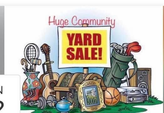 Camden Neighborhood Annual Community Garage Sale. It\u2019s Huge!