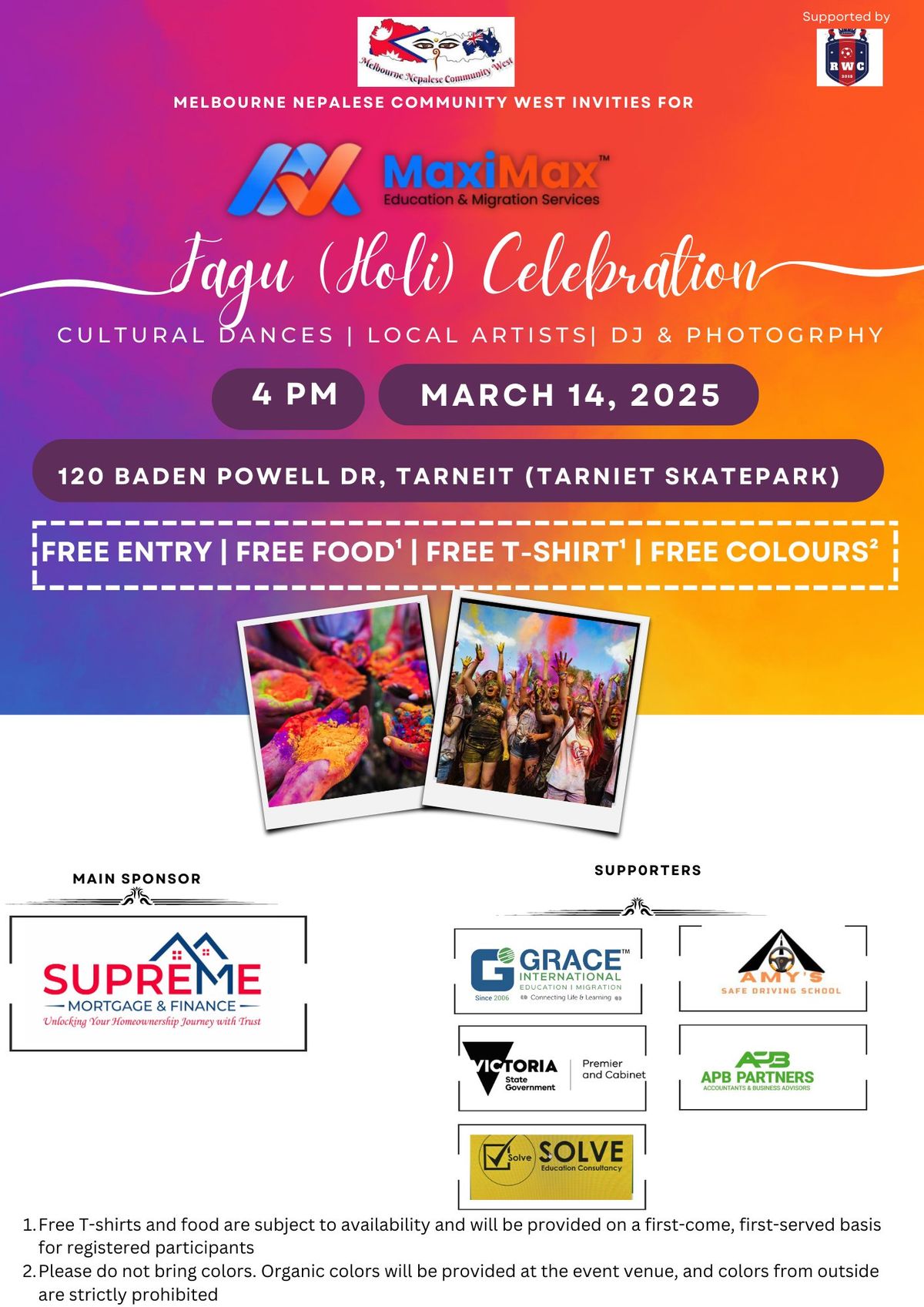 Fagu (Holi) Festival 2025 \u2013 Let\u2019s Celebrate Together!