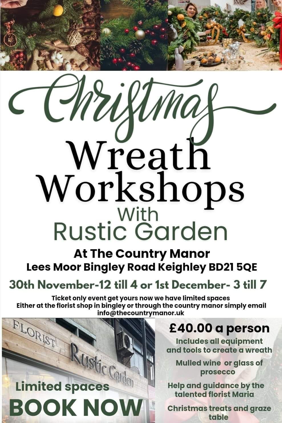 Christmas Wreath workshop