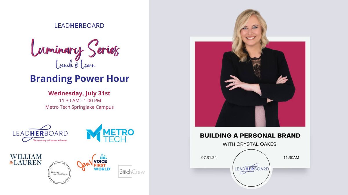Branding Power Hour with Crystal Oakes 