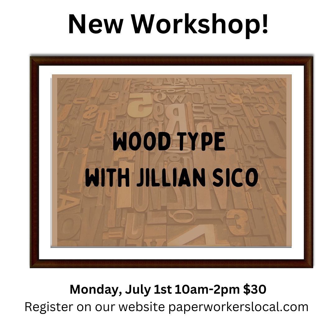 Letterpress Class with Jillian Sico