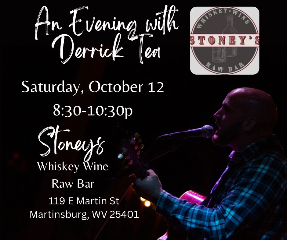 An evening with Derrick Tea at Stoney\u2019s