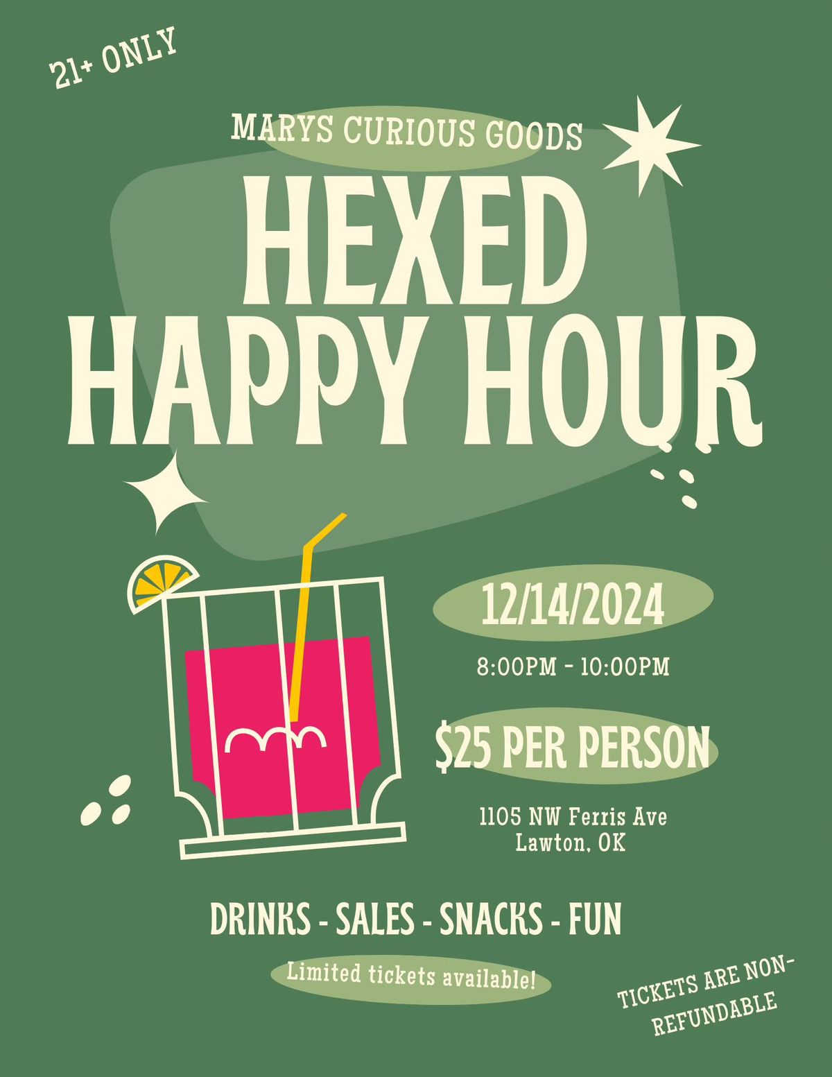 Holiday Hexed Happy Hour 