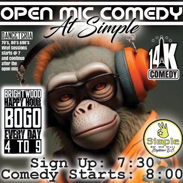 Comedy Open Mic and Vintage Beats