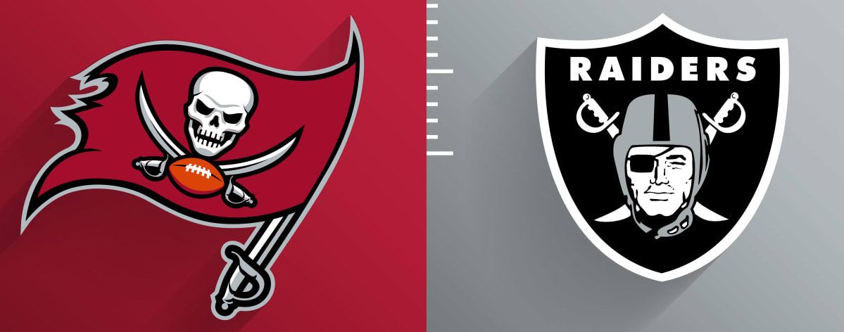 Tampa Bay Buccaneers vs. Las Vegas Raiders Flag Krewe