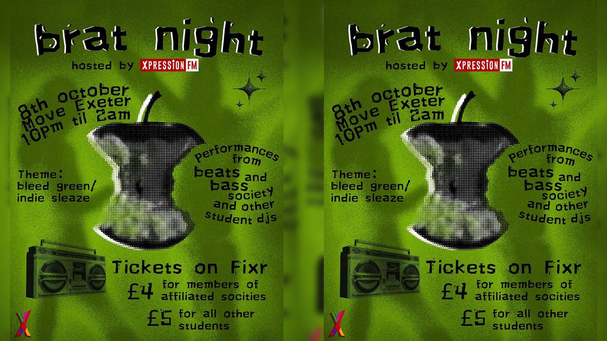 Brat Night - Tue 08 Oct - Move - Exeter