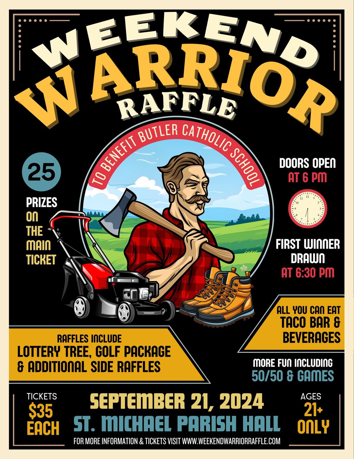 BCS Weekend Warrior Raffle Night