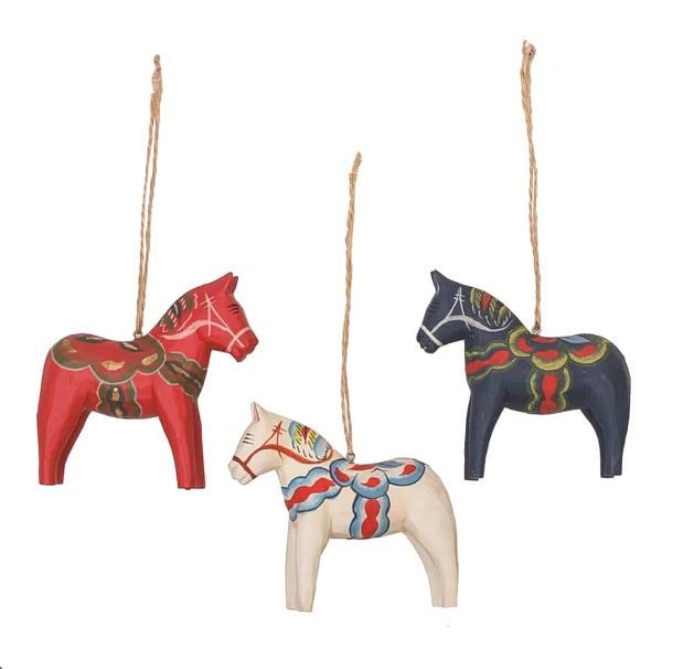 Hand carved Dala Horse ornament Dec. 4  18:00 - 21:15