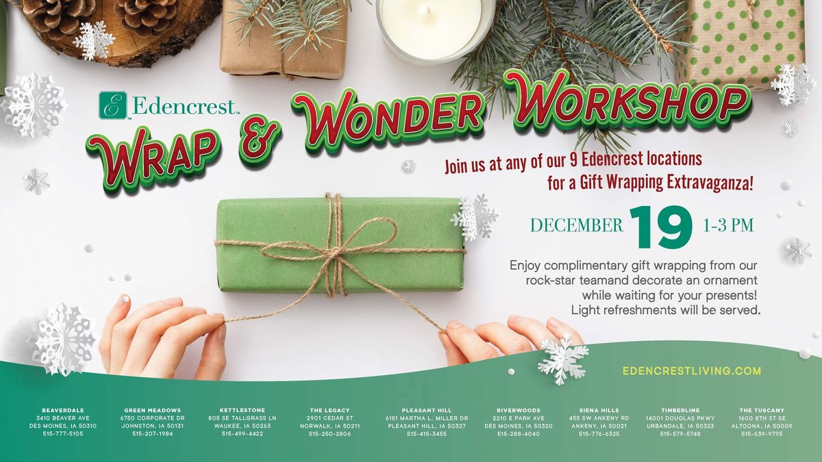 Wrap & Wonder Workshop