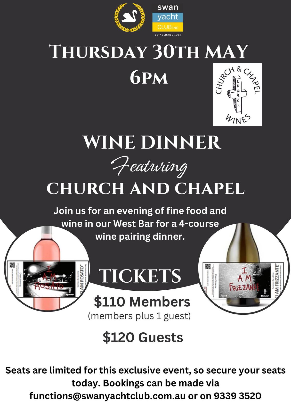 Church & Chapel Wine Dinner