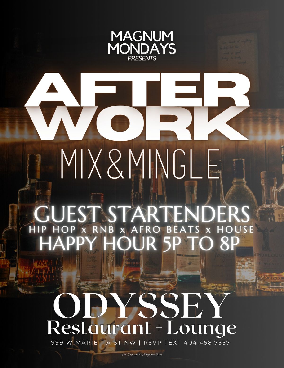 #MAGNUMMONDAYS PRESENTS HAPPY HOUR AFTER WORK MIX & MINGLE