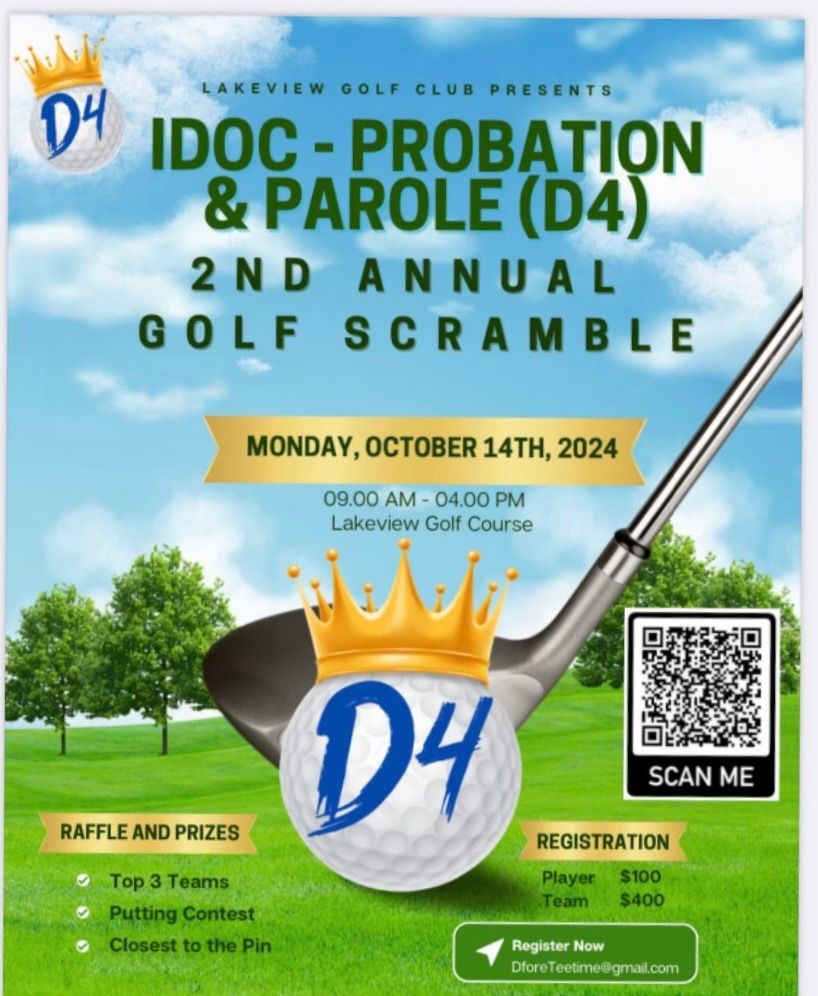 2nd Annual IDOC Probation & Parole Golf Scramble.