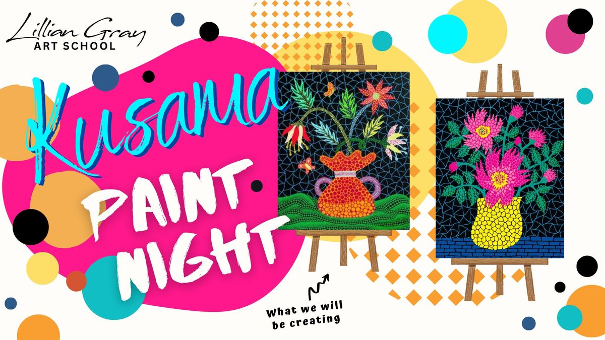 Yayoi Kusama\u2019s Flowers Paint Night