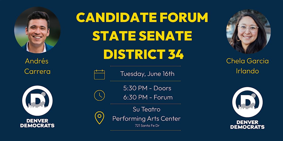 Candidate Forum for State Senate District 34