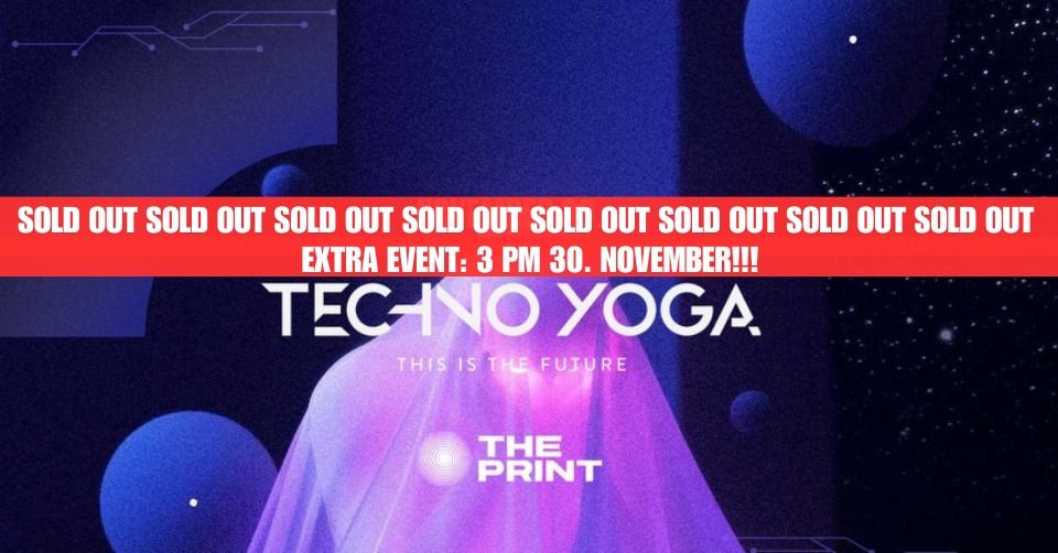 TECHNO YOGA \/\/ UV YOGA \/\/ Nov. 30. The Print Club Szombathely