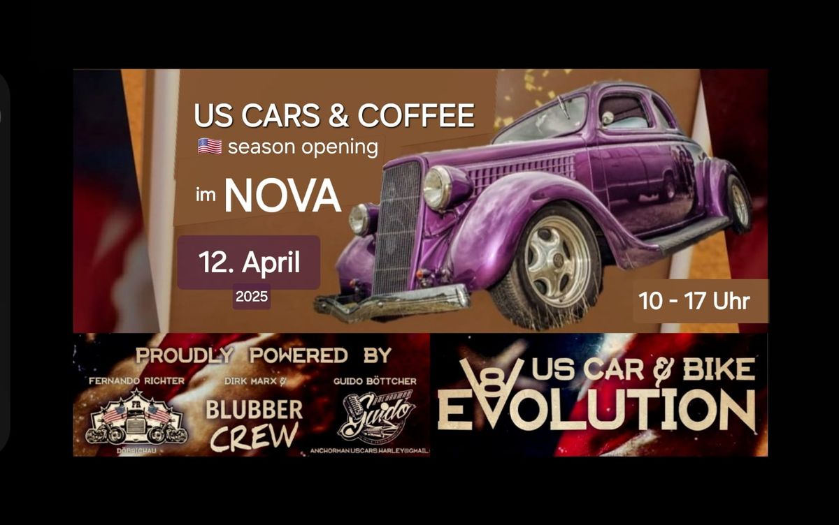 US CARS & COFFEE - Saisonstart am NOVA in Leuna