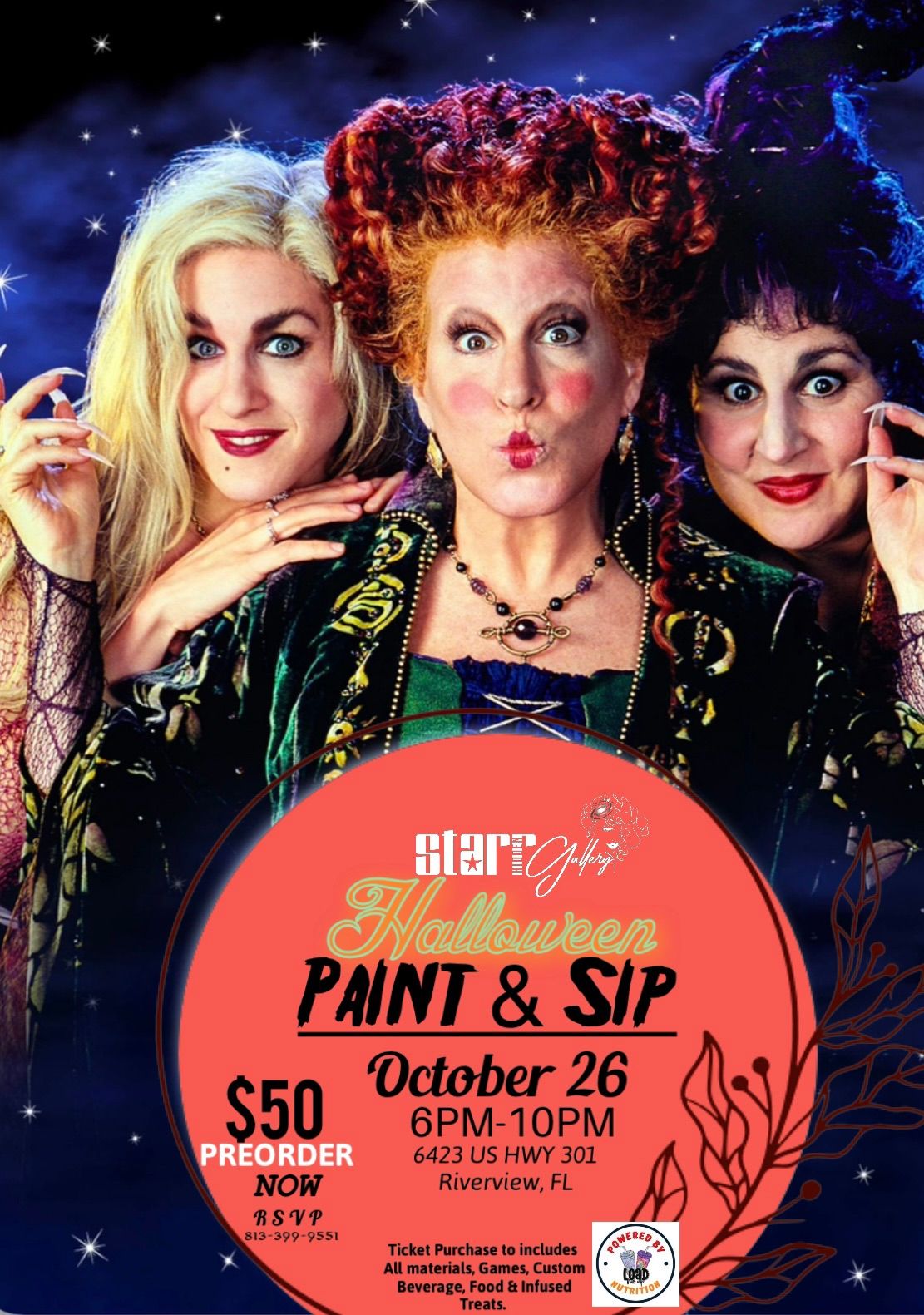 SPOOKY Paint & Sip