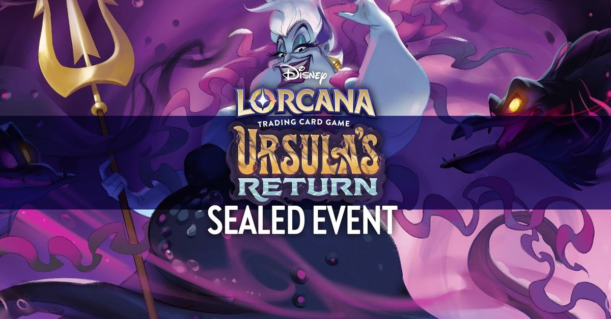Lorcana: Ursula's Return - Sealed Event @ Vault Games Brisbane City