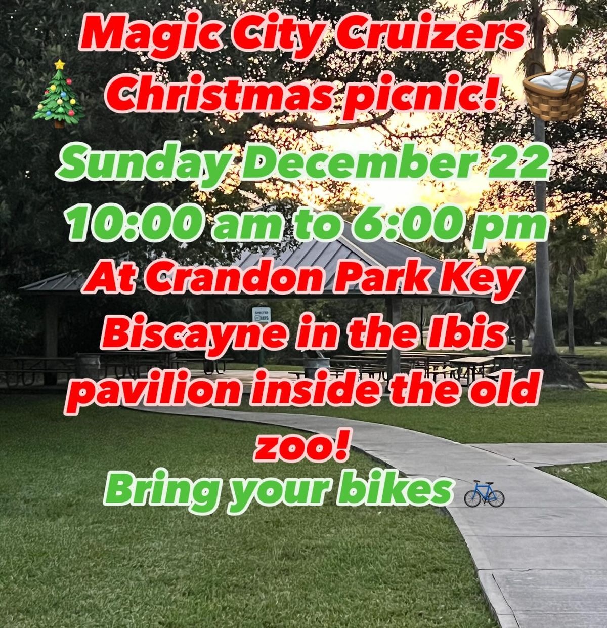 Magic City Cruizers Christmas picnic 