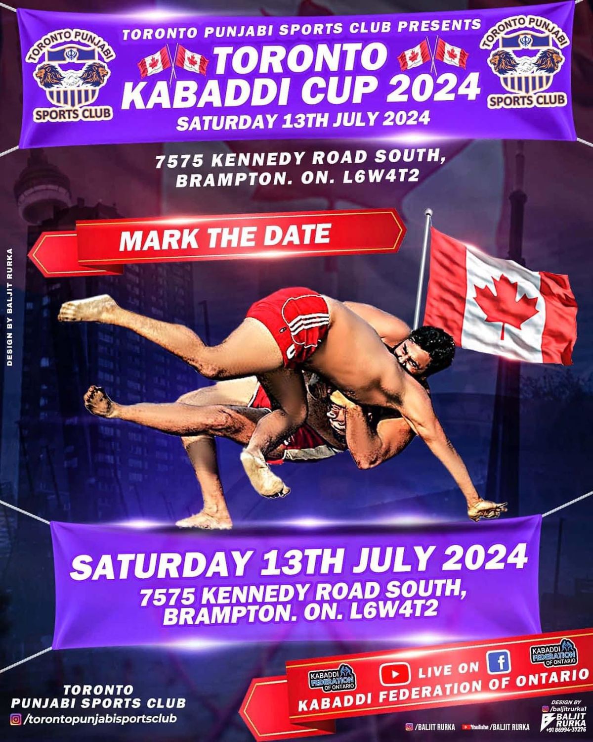 Toronto Punjabi Sports Club Kabaddi Cup 2024