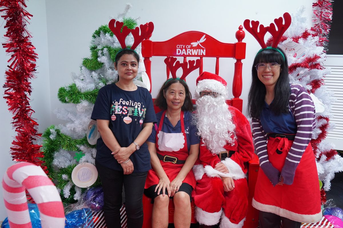 Santa\u2019s Village at Nightcliff Library 