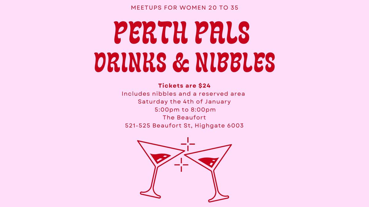 Perth Pals Drinks & Nibbles | 4th Jan 2025