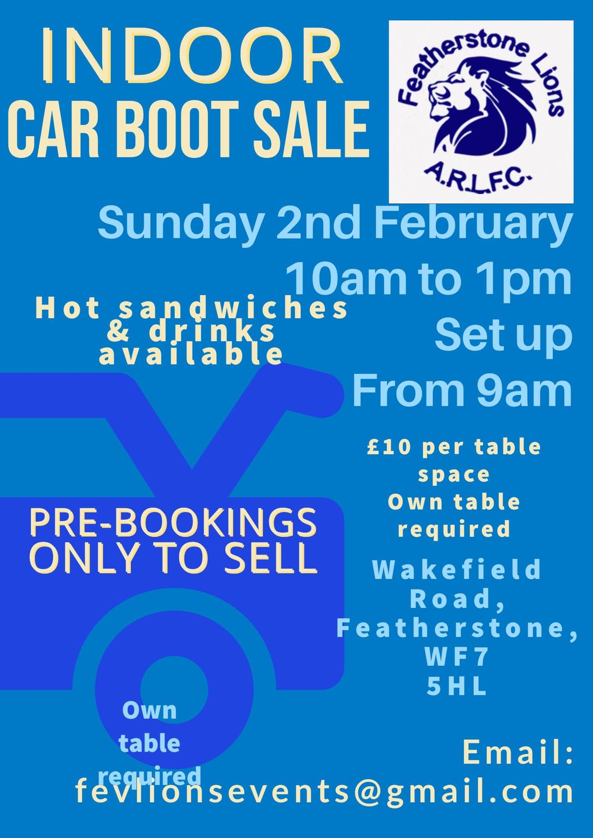 Indoor Carboot sale