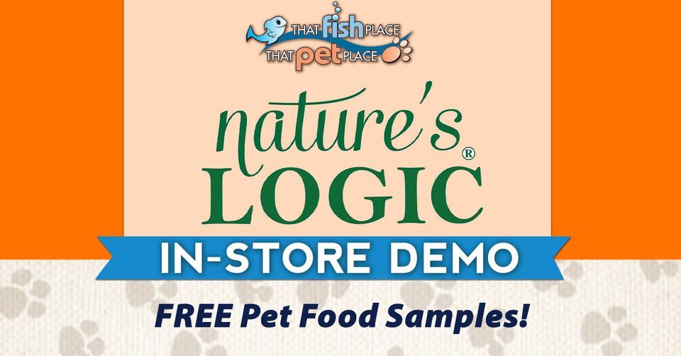 In-Store demo of Nature\u2019s Logic Pet Food