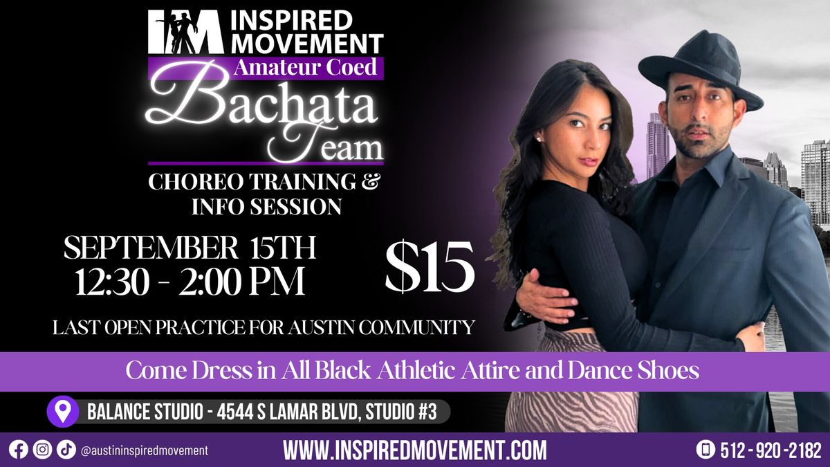 \u2728Inspired Movements \u2728Amateur Coed Bachata Team \ud83d\udd25