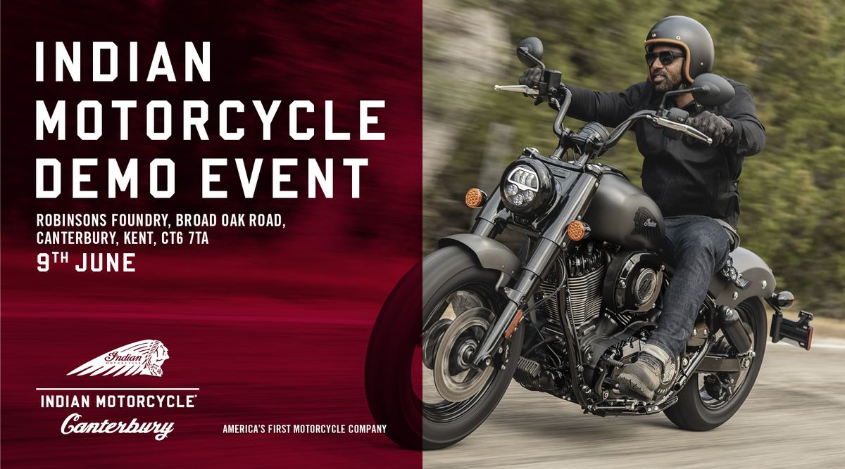INDIAN MOTORCYCLE CANTERBURY - DEMO EVENT