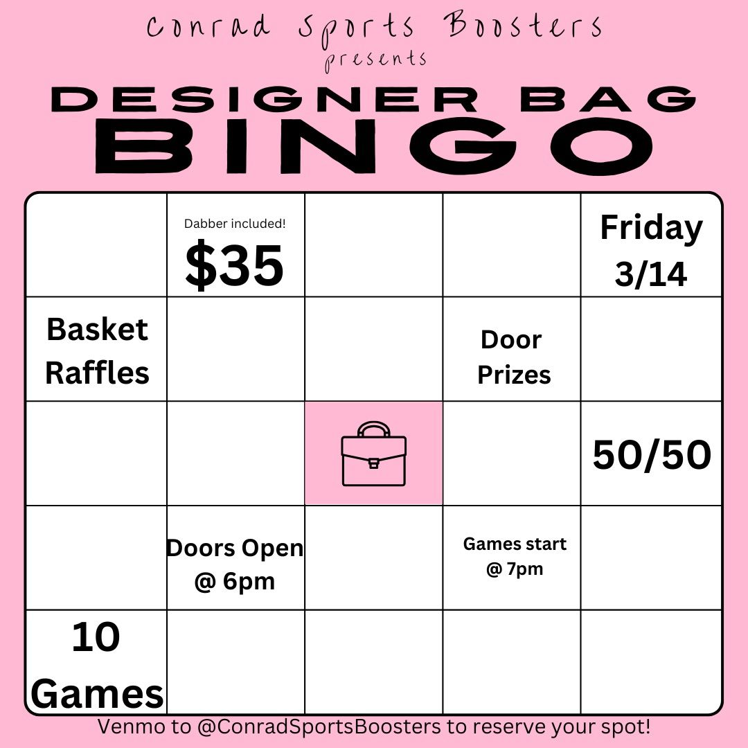 Conrad Sports Boosters Bag Bingo \ud83d\udc5c 