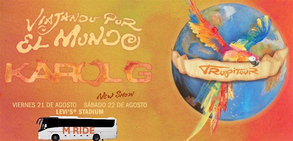 KAROL G CONCERT SHUTTLE BUS R\/T FROM FISHERMAN'S WHARF (SF) 8\/22\/2026