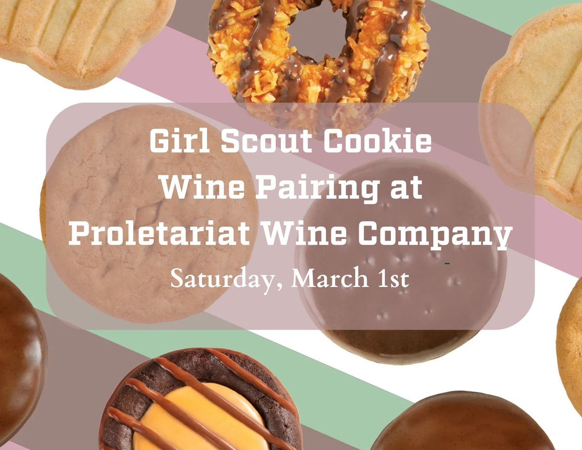 Girl Scout Cookie Wine Pairing Event