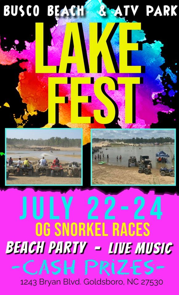 Lake Fest 2022, Busco Beach and ATV Park, Goldsboro, 22 July to 24 July