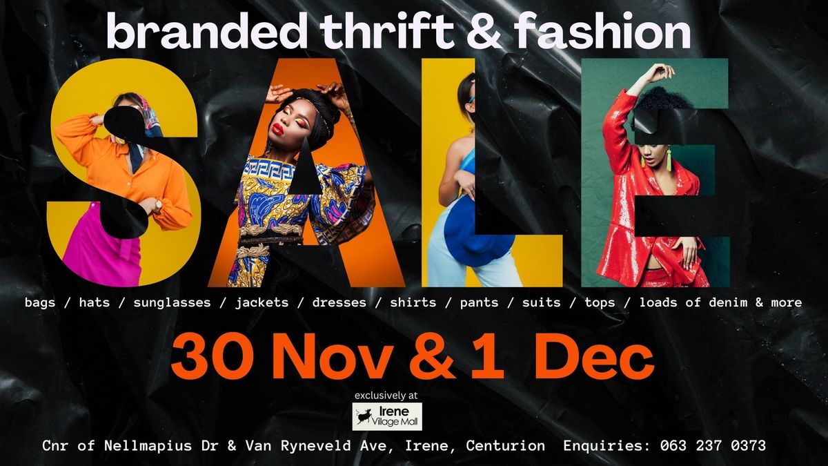 Branded Thrift & Fashion SALE 