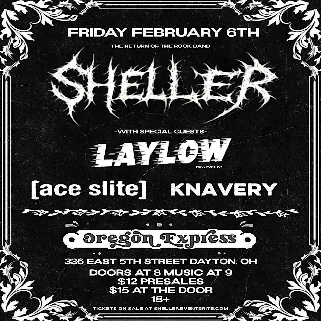 sheller Live at Oregon Express w\/ Laylow, Ace Slite, Knavery