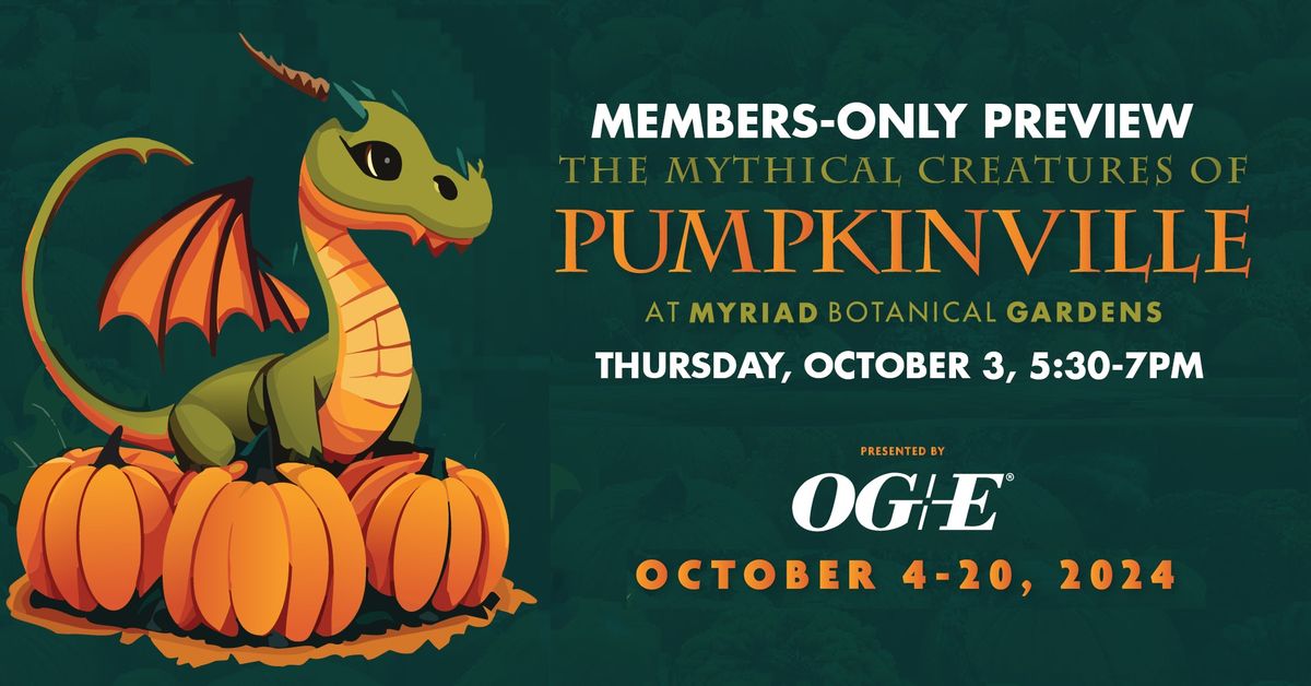 Members-Only Preview: The Mythical Creatures of Pumpkinville!