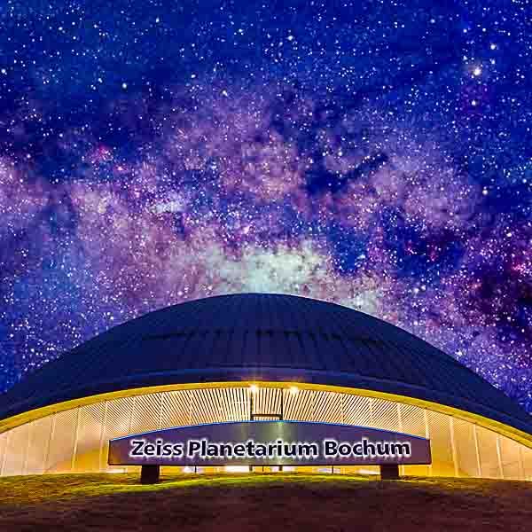 Lange Lightpainting Nacht - Planetarium Bochum