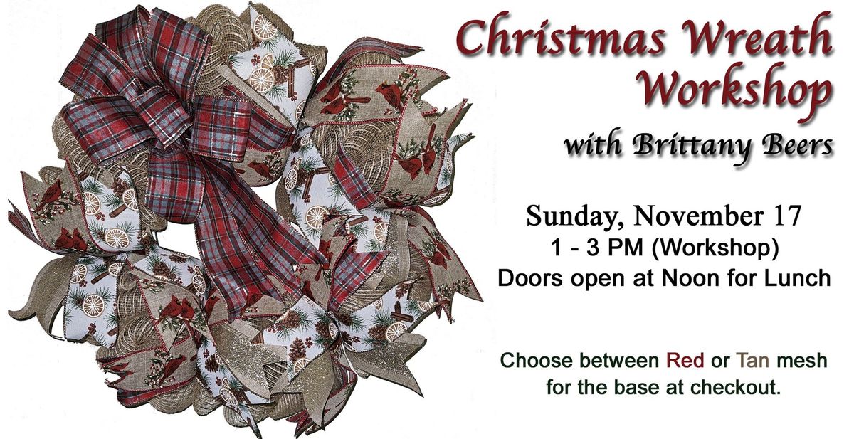 Christmas Wreath Workshop