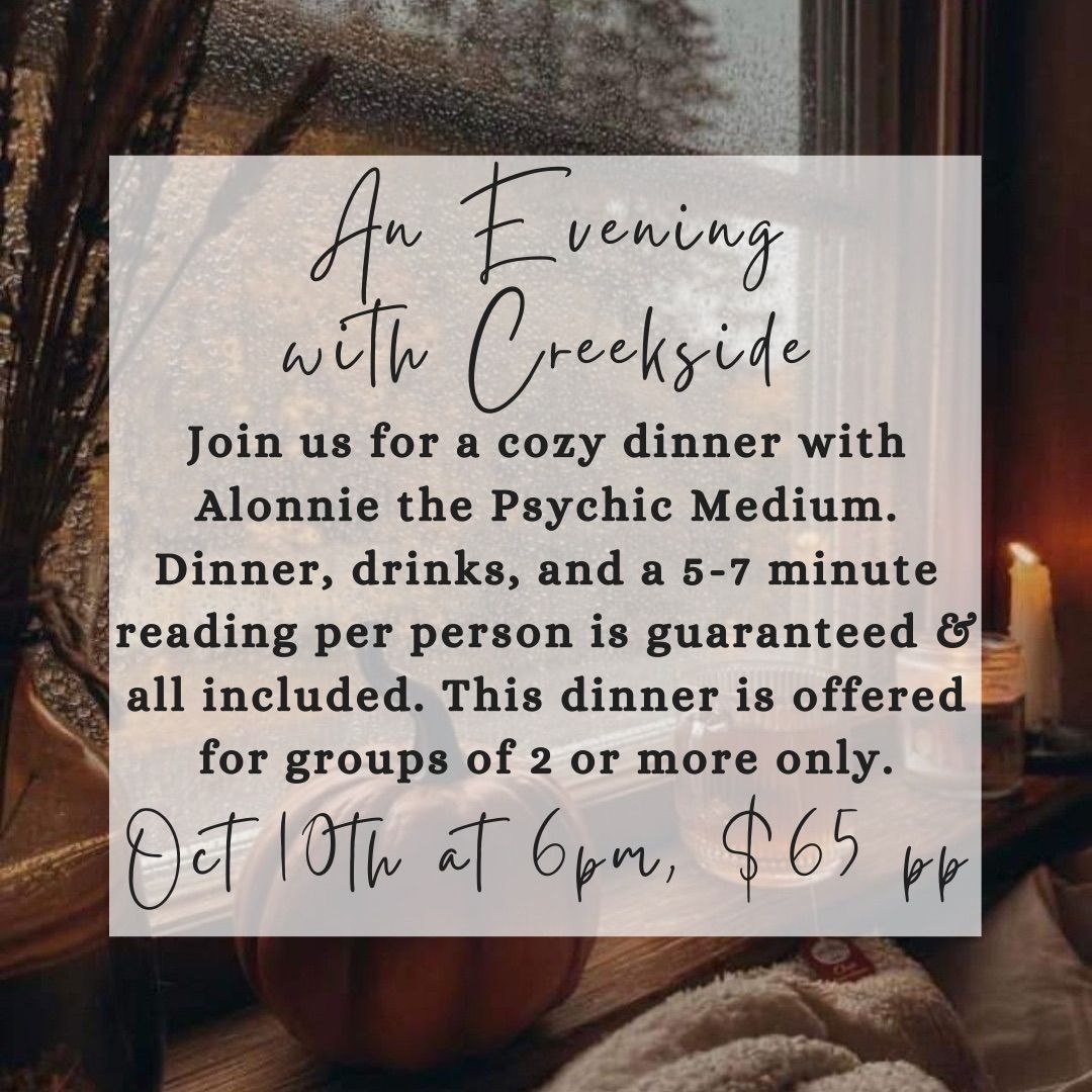 Dinner with Alonnie the Psychic Medium