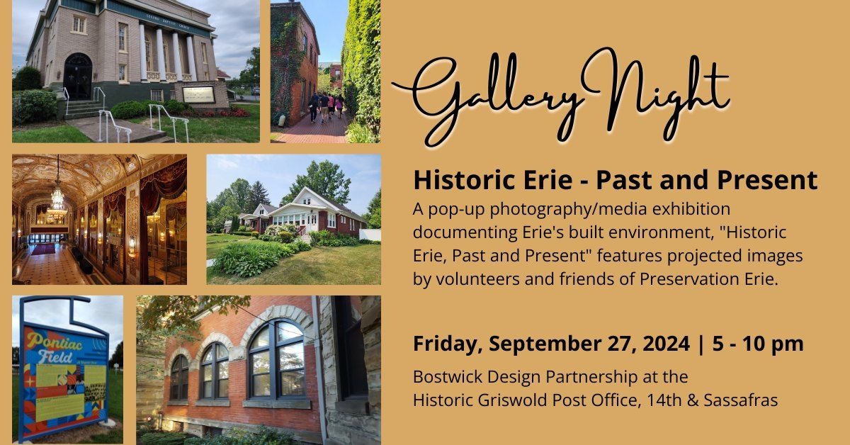 Historic Erie - Past and Present Pop-up Event