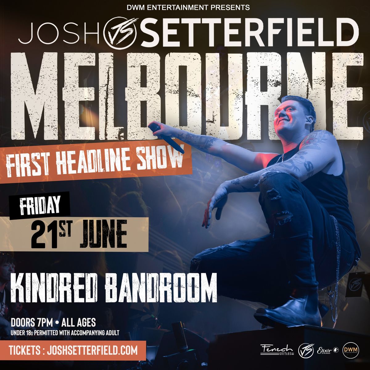 Josh Setterfield - First Melbourne Headline Show