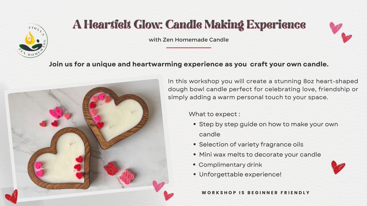 A Heartfelt Glow: Candle Making Experience