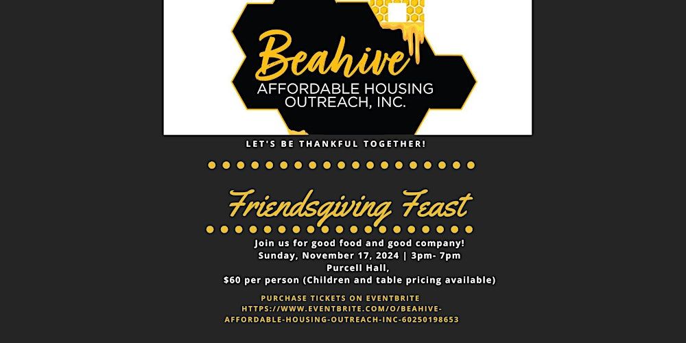 Beahive Friendsgiving Fundraiser