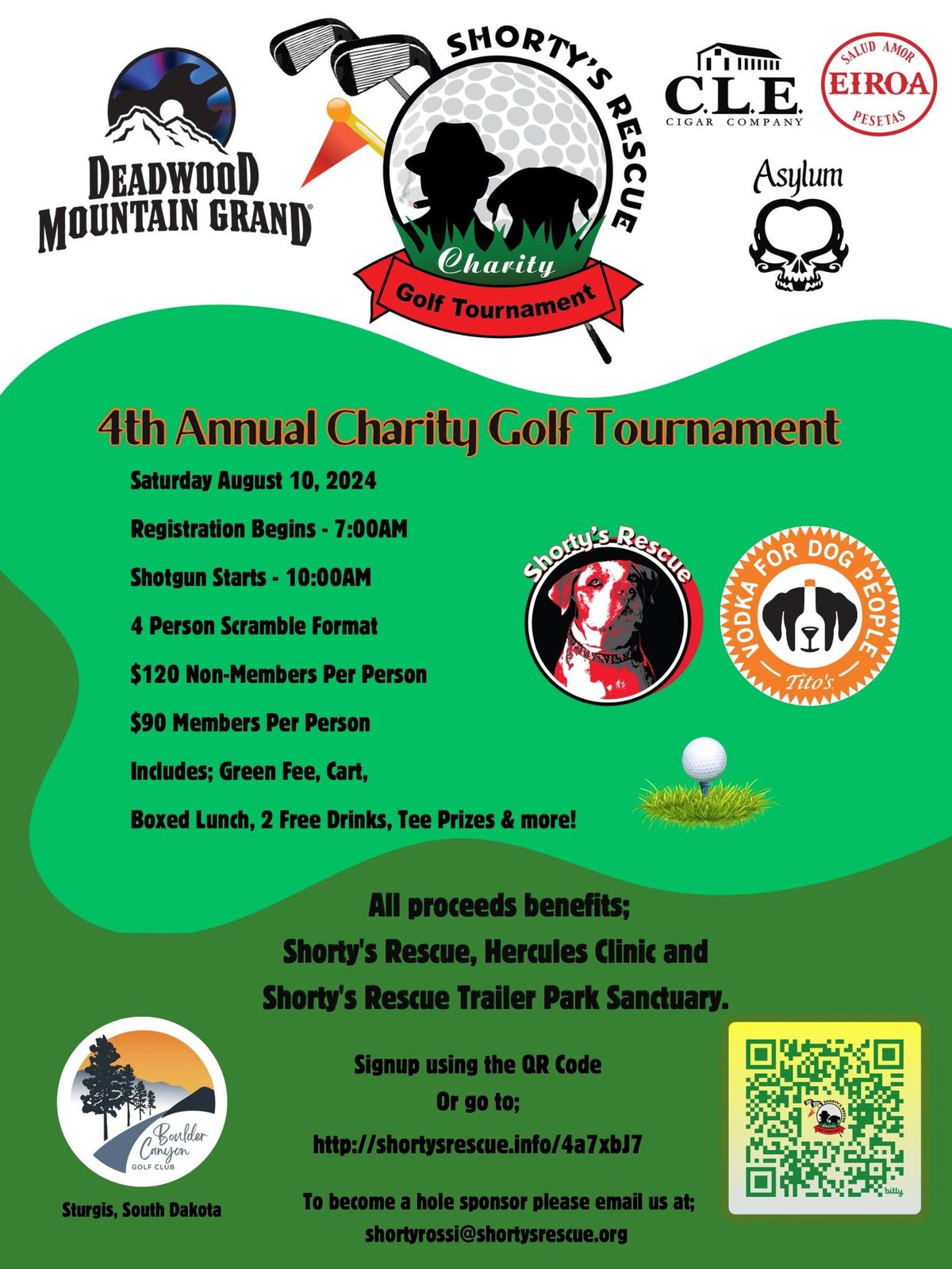 4th Annual Shorty's Rescue, Inc. Charity Golf Tournament